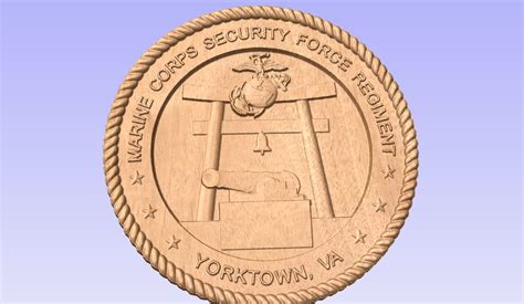 Marine Corps Security Force Regiment Yorktown Plaque