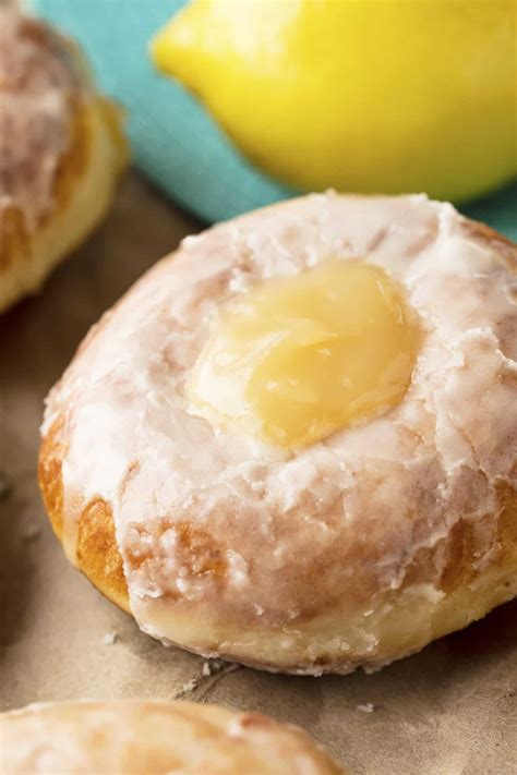 Lemon Filled Donuts 1 - thestayathomechef.com