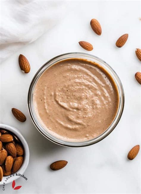 Creamy Homemade Almond Butter Recipe - Chef Lola's Kitchen