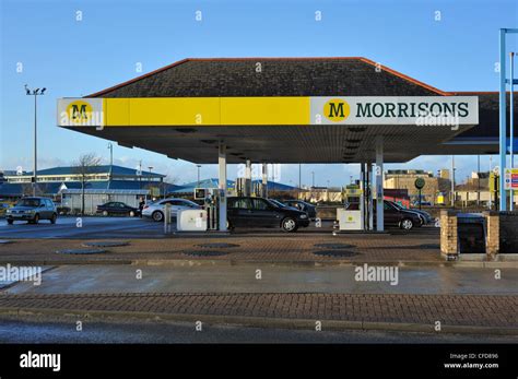 Morrisons petrol station hi-res stock photography and images - Alamy