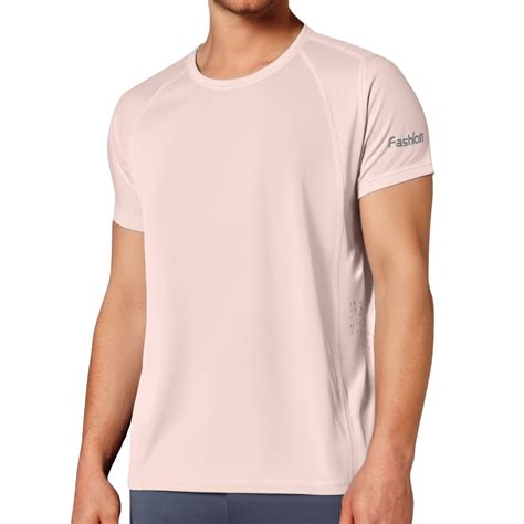 Black T Shirts for Men Big and Tall Plain 1/4 Short Sleeve Summer