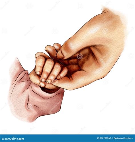 Moms Use Hand To Touch Their Own Stomachs Pregnant In White Dress With