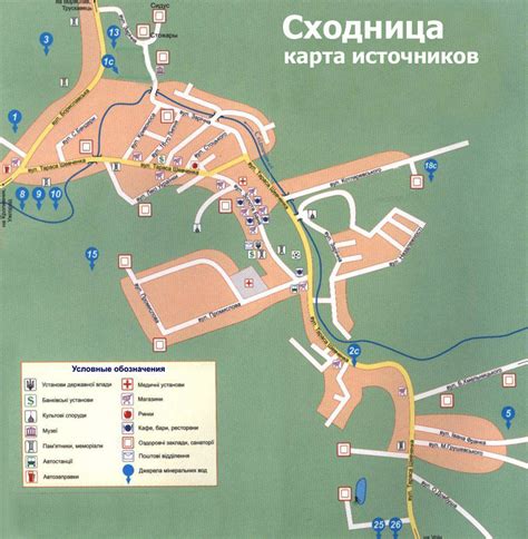 Сходница на карте мира / Подробные карты Сходницы / Карта отелей