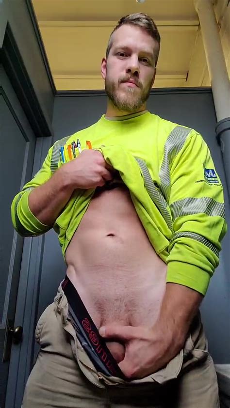 athletic cock construction worker hauling  thisvidcom