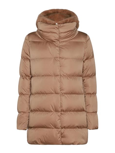 Herno Camel Down Jacket - Camel - Women | PI001934D12170Z2157