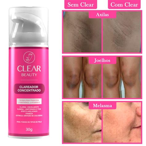 Creme Clarear Virilha E Axila - Clareador de virilha e axila Creme Clareador Partes Intimas - Clear ...