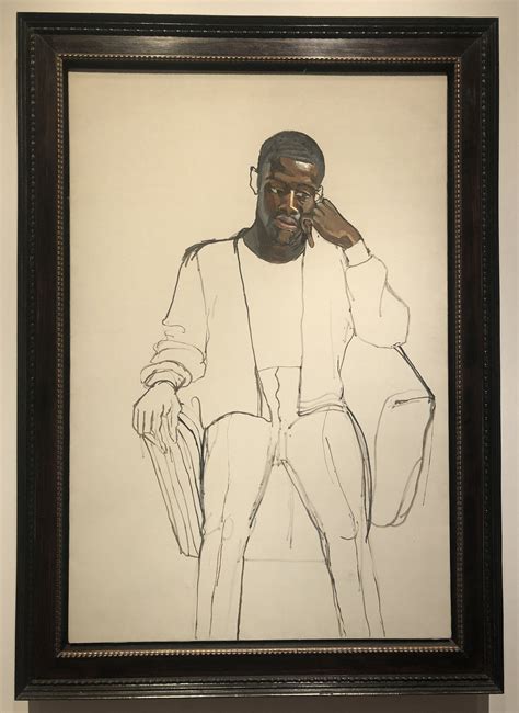 Alice Neel, Black Draftee (James Hunter), 1965 — BREATHE