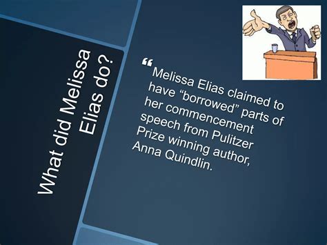 Melissa Elias Plagiarism | PPTX