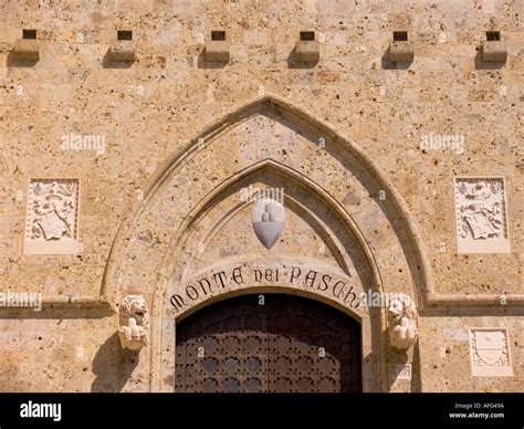 Banca Monte Dei Paschi di Siena Siena Italy Stock Photo - Alamy