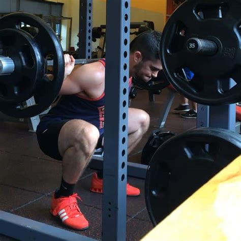 squat  bar barbell rehab