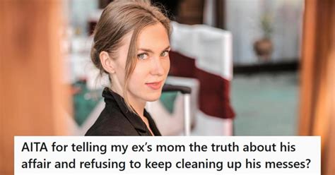 cheated lied      therapist   told  mom
