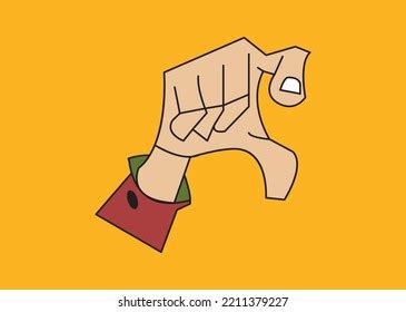 Hand Gesture Vector Illustration Art Work Stock Vector (Royalty Free ...