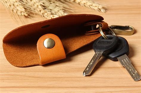 Mens Cool Key Holders Handmade Leather Car Key Card Holder Car Key Cas ...