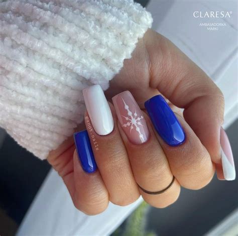 Snowflake Nail Art - 25+ Beauties To Recreate For Winter - Emerlyn Closet