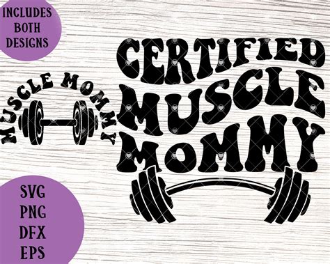 Certified Muscle Mommy Svg / Lifting Svg / Muscle Mama Svg / - Etsy Canada