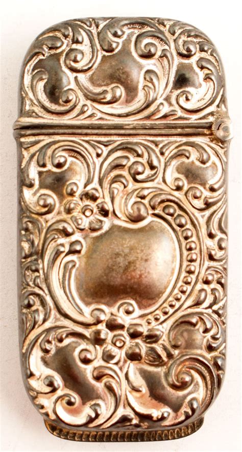 engraved metal match case