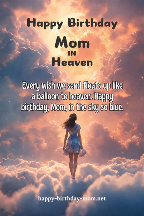 50 Happy Birthday Mom in Heaven Images