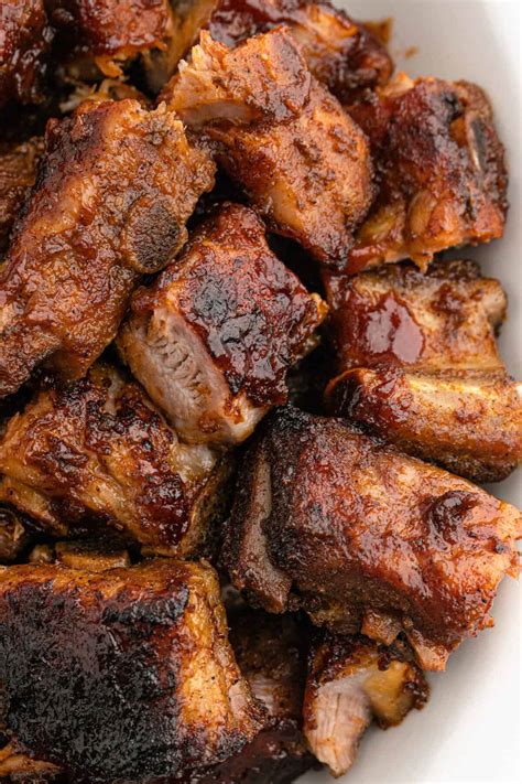 Classic Chicago-Style BBQ Rib Tips {Grilled or Baked!} - Grandbaby Cakes
