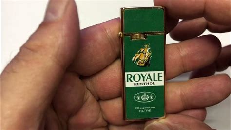 ROYALE menthol Sigara Markası Çakmağı - YouTube