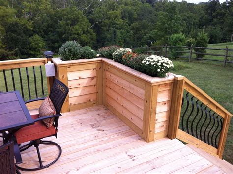 DIY Deck Planter Ideas