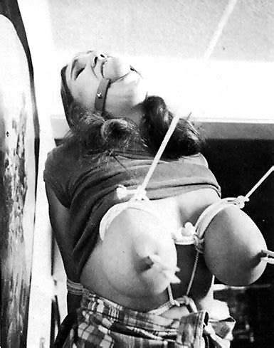 Little Oral Annie, vintage breast bondage - BDSM651