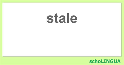 stale konjugation des verbs stale scholingua