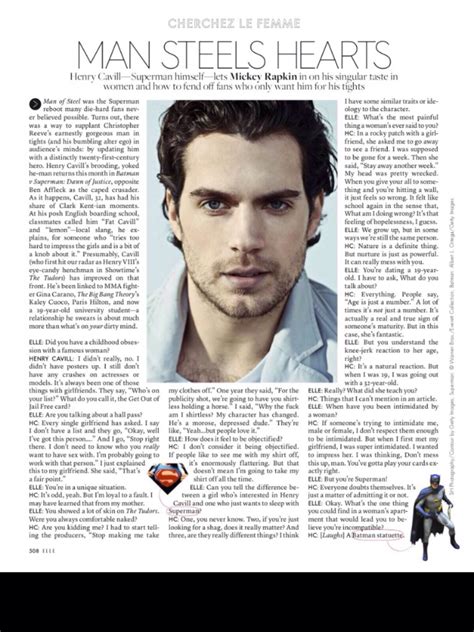 Henry Cavill News: Henry Opens Up About His Girlfriend: "She's Fantastic"