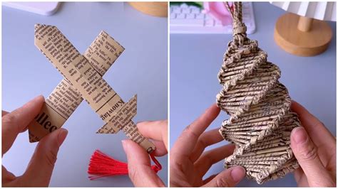 diy newspaper crafts making  beautiful craft  mini paper sword