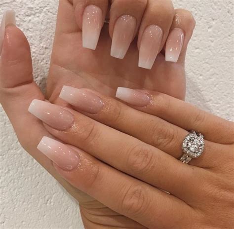 pin  monika stefanoska  nails acrylic nails coffin ombre acrylic