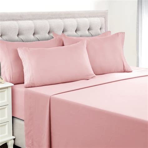 lux decor collection queen size linens  piece microfiber