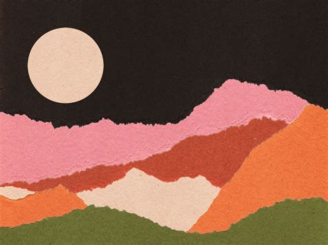 Paper Collage Art Landscape at Francisco Donnelly blog