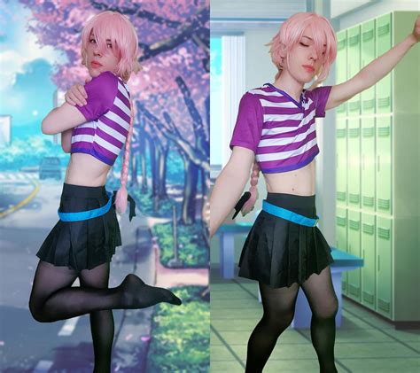 Some new cute poses. Still Astolfo cosplay. : r/femboy