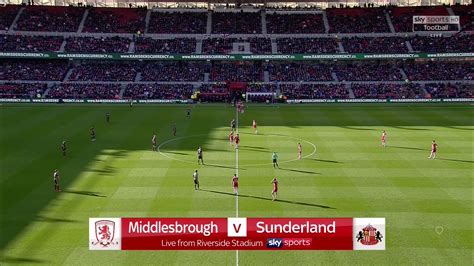 EFL Championship 2017/2018 - Middlesbrough v. Sunderland 05/11/2017 ...