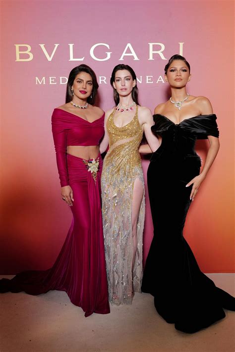 Bulgari alta gioielleria: Zendaya, Anne Hathaway, Eva Herzigova e non