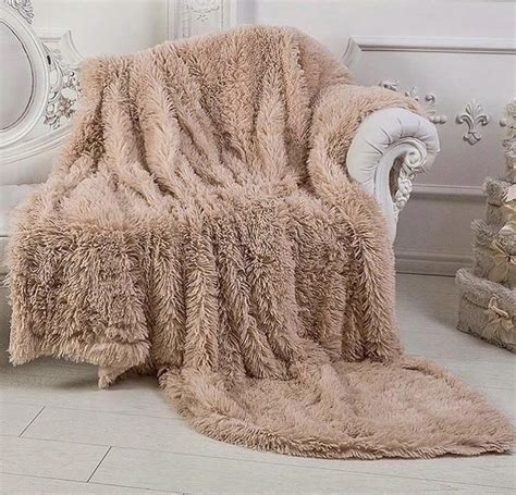 Плед Koloco Травка 210X230см Бежевый – купить онлайн на ROZETKA