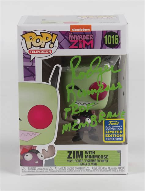 Rodger Bumpass Signed LE "Invader Zim" #1016 Zim with Minimoose