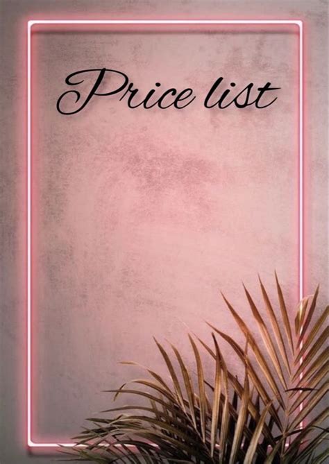 Аааа Makeup Price List, Frühling Wallpaper, Schönheitssalon Design ...