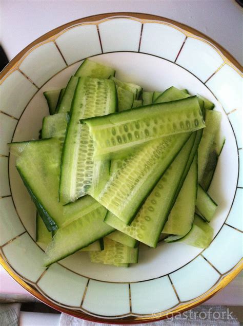 Easy ‘Pickled’ Cucumber Recipe | gastrofork | Vancouver food and travel ...