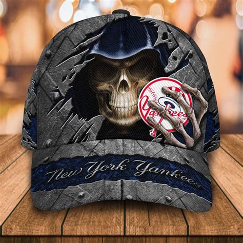 New York Yankees skull Baseball Trucker Classic Cap For Men Dad Hat GTS007805