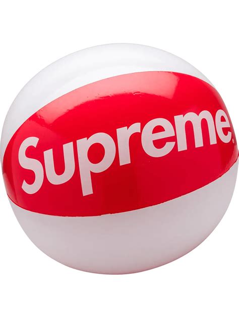Supreme Logo Beach Ball | Red | FARFETCH QA