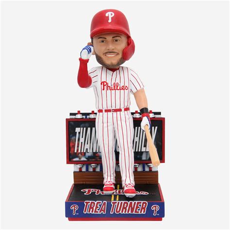 Trea Turner Philadelphia Phillies Thank You Billboard Bobblehead FOCO