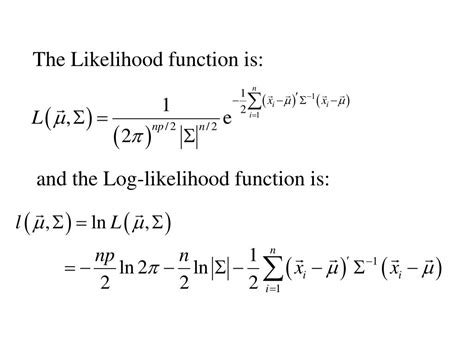 maximum likelihood estimation powerpoint