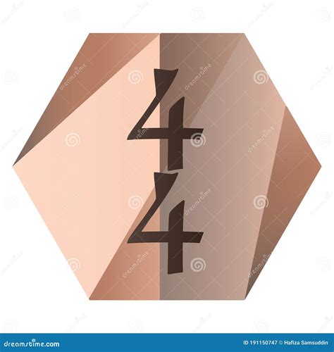 time signature vector illustration decorative design stock