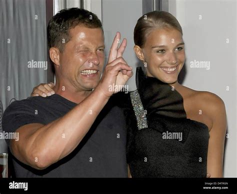 Actor and director Til Schweiger and his girlfriend Melanie Scholz arrive at the premiere of the ...