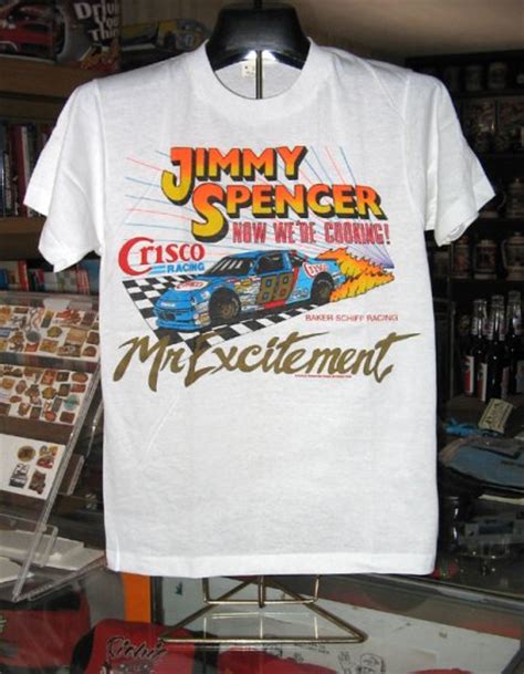 Jimmy Spencer Mr Excitement Crisco Racing SMALL Tshirt NASCAR