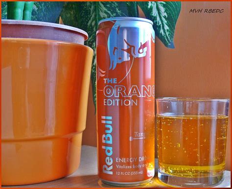 ml red bull orange edition tangerine flavor