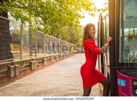 sexy woman bus royalty  images stock  pictures