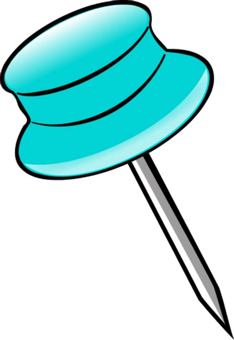 Download Blue Push Pin Clipart | Wallpapers.com