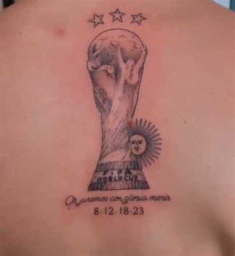 El nuevo tatuaje de Pezzella - Olé