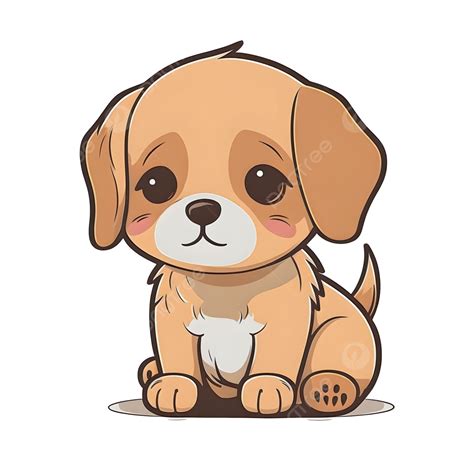 sticker puppy dog cartoon illustration dog clipart cartoon clipart